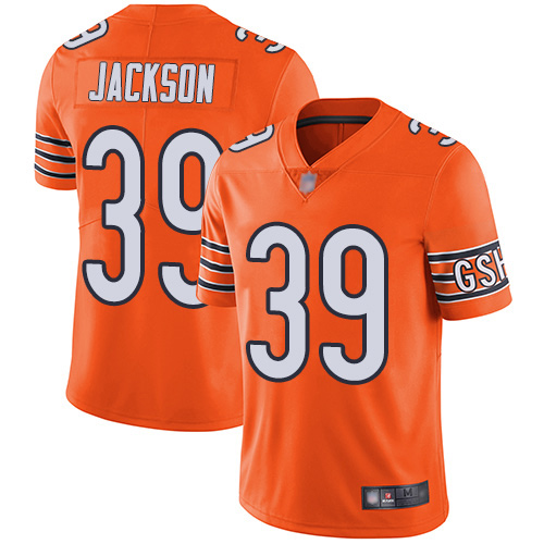 Chicago Bears Limited Orange Men Eddie Jackson Alternate Jersey NFL Football #39 Vapor Untouchable->youth nfl jersey->Youth Jersey